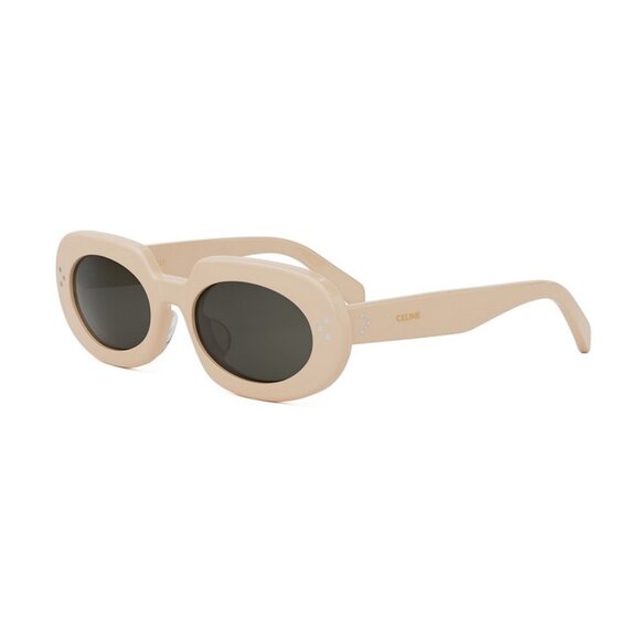 NEW CELINE SUNGLASSES CELINE CL40276U 25A IVORY SMOKE EYEWEAR - Picture 1 of 4